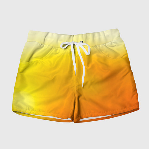 Женские шорты Яркий оранж / 3D-принт – фото 1
