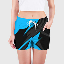 Шорты женские Geometry racing, цвет: 3D-принт — фото 2