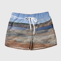 Шорты женские Карьер Уральский марс, цвет: 3D-принт