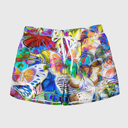 Женские шорты Живописные бабочки