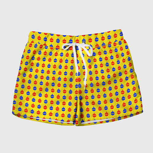 Женские шорты Яркие шары / 3D-принт – фото 1