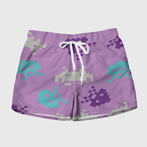 Женские шорты Пиксели / 3D-принт – фото 1