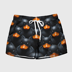 Женские шорты Черные уточки