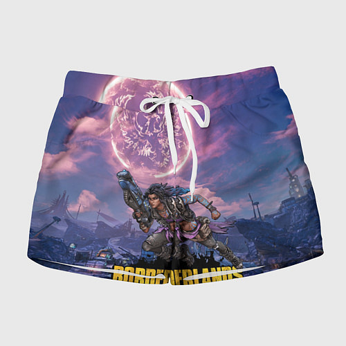 Женские шорты Borderlands вооружение / 3D-принт – фото 1