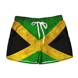 Шорты женские Jamaica flag, цвет: 3D-принт