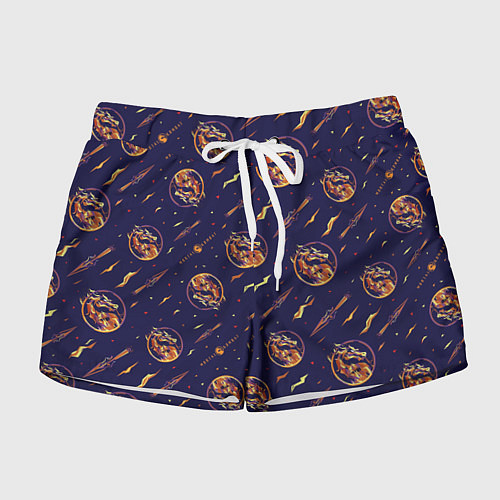 Женские шорты Mortal Kombat logo pattern / 3D-принт – фото 1