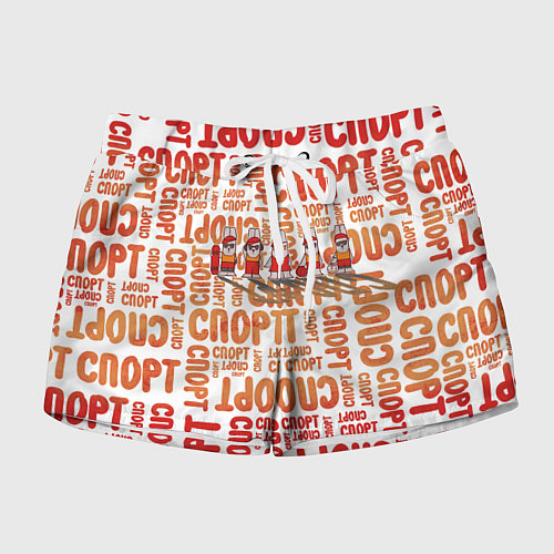 Женские шорты КролСпорт / 3D-принт – фото 1