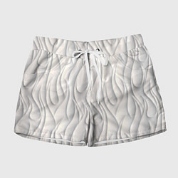 Шорты женские Рельефный узор, цвет: 3D-принт