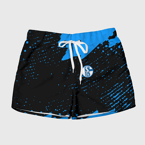 Женские шорты Schalke 04 fc blue color / 3D-принт – фото 1