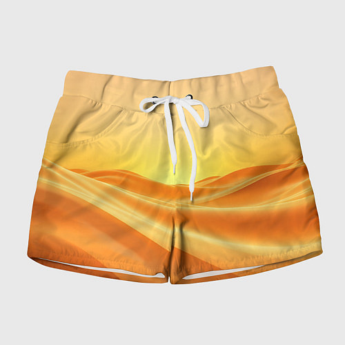 Женские шорты Золотые пески / 3D-принт – фото 1