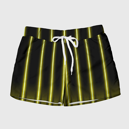 Женские шорты Neon yellow / 3D-принт – фото 1