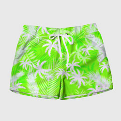 Шорты женские Кислотные тропики, цвет: 3D-принт