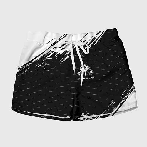 Женские шорты Король и шут краски броня / 3D-принт – фото 1