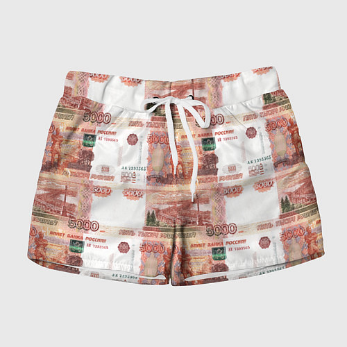 Женские шорты 5 000 рублей / 3D-принт – фото 1
