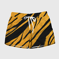 Шорты женские Тигровый раскрас, цвет: 3D-принт