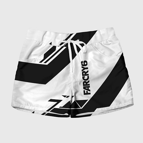 Женские шорты Farcry6 геометрия полосы / 3D-принт – фото 1