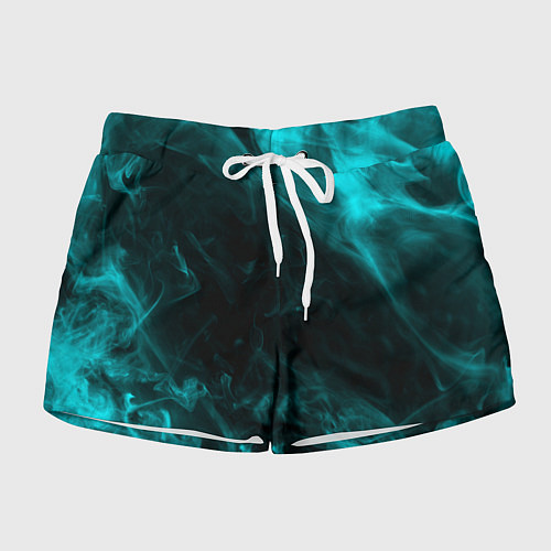 Женские шорты Neon smoke / 3D-принт – фото 1