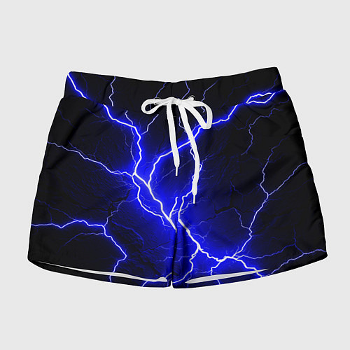 Женские шорты Color blue black / 3D-принт – фото 1