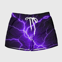 Женские шорты Color purple black