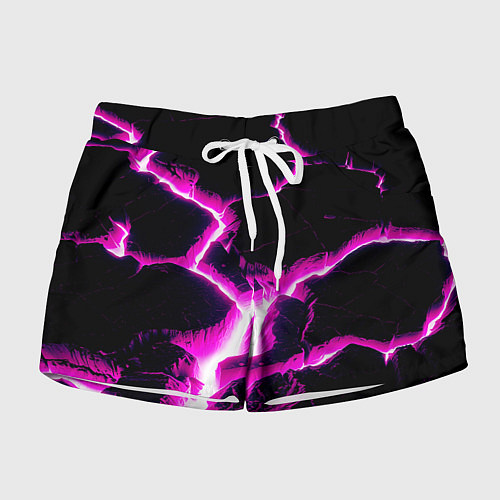 Женские шорты Color pink black / 3D-принт – фото 1