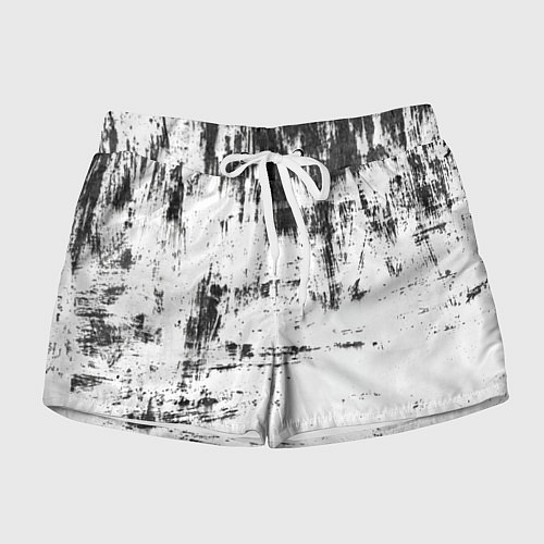 Женские шорты Color black and white / 3D-принт – фото 1