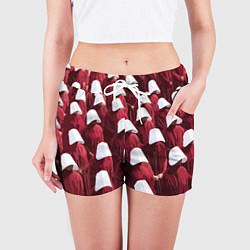 Шорты женские Рассказ служанки паттерн, цвет: 3D-принт — фото 2