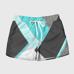 Женские шорты Color black blue