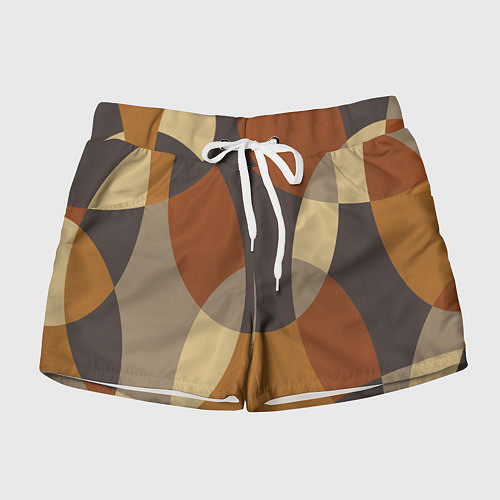 Женские шорты Графические цветные текстуры и паттерны / 3D-принт – фото 1