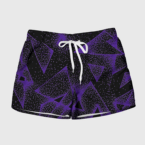 Женские шорты The triangle is purple / 3D-принт – фото 1