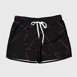 Шорты женские Color pink line, цвет: 3D-принт