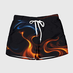 Женские шорты The color is fire orange