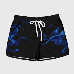 Женские шорты Color blue abstraction