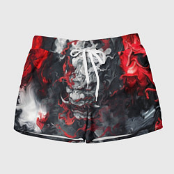 Шорты женские Японский дракон в дыму, цвет: 3D-принт