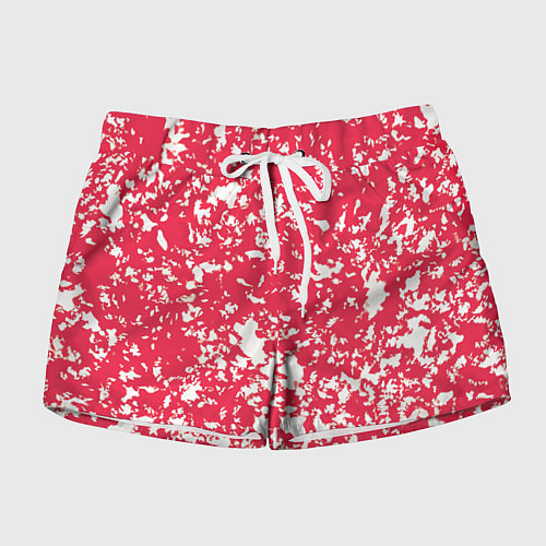 Женские шорты Розовый пятнистый / 3D-принт – фото 1