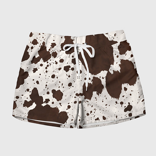 Женские шорты Коровий принт / 3D-принт – фото 1