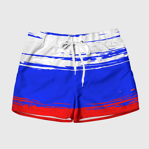 Женские шорты Патриот - флаг / 3D-принт – фото 1