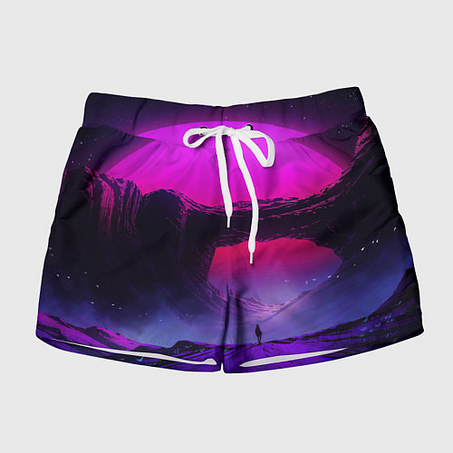 Женские шорты A Journey on the planet / 3D-принт – фото 1