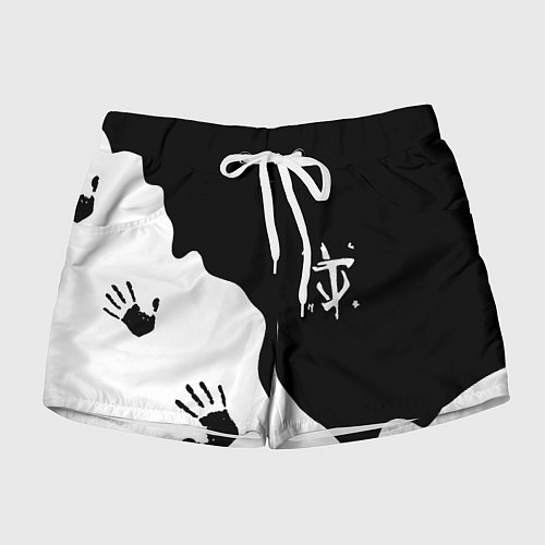 Женские шорты Doom отпечатки демона / 3D-принт – фото 1