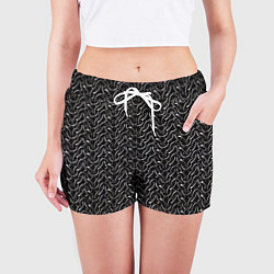 Шорты женские Рыцарская кольчуга, цвет: 3D-принт — фото 2