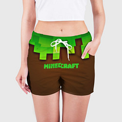 Шорты женские Minecraft forever, цвет: 3D-принт — фото 2