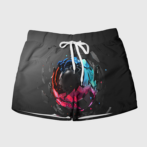 Женские шорты Abstract graphics / 3D-принт – фото 1