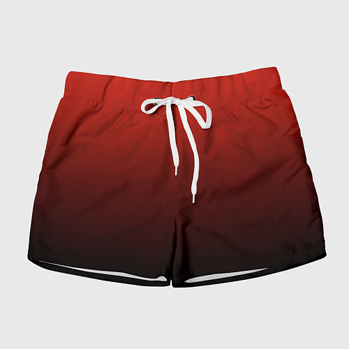 Женские шорты Red gradient / 3D-принт – фото 1