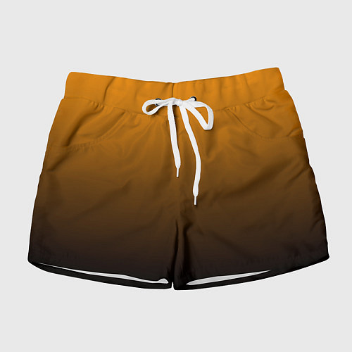 Женские шорты Orange gradient / 3D-принт – фото 1