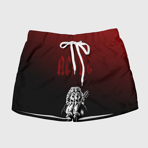 Женские шорты AcDc - gradient / 3D-принт – фото 1