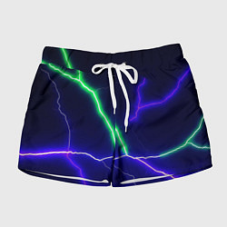 Шорты женские Multicolored lightning, цвет: 3D-принт