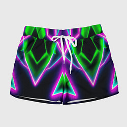 Шорты женские Multicolored colorful color, цвет: 3D-принт