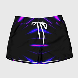 Женские шорты Color black neon
