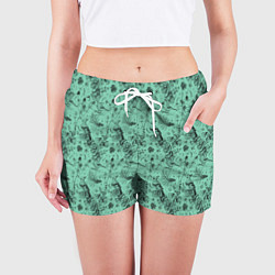 Шорты женские В Бузулукском бору, цвет: 3D-принт — фото 2