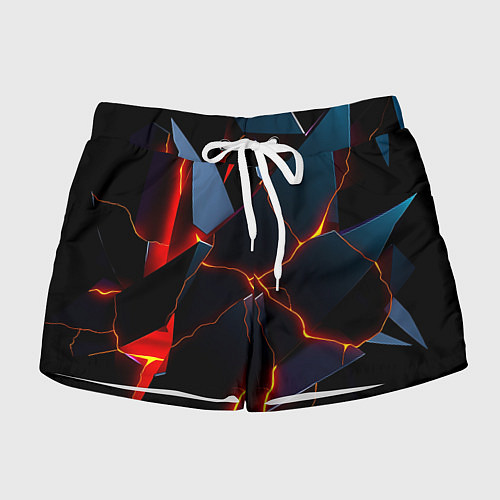 Женские шорты Plate fracturing / 3D-принт – фото 1