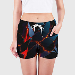 Шорты женские Plate fracturing, цвет: 3D-принт — фото 2